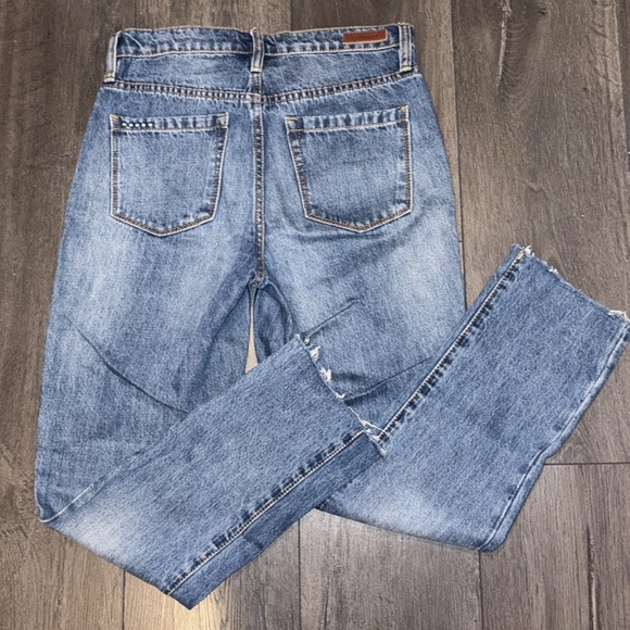 Blank NYC Madison Crop Denim Hi Rise Jean Size 26 Color: Blue - Picture 7 of 11